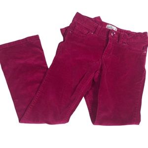 Jordache Bright Pink Velvet Feel Jeans size 8